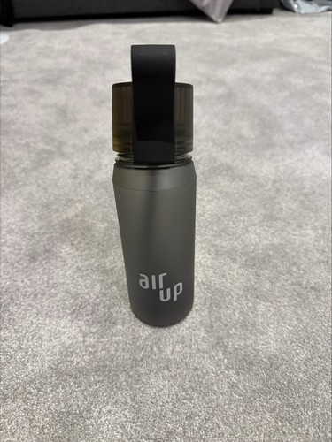 Black air water bottle - black, up