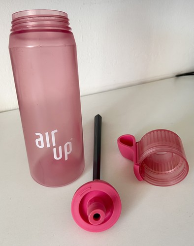 Air water bottle 650ml pink - up,