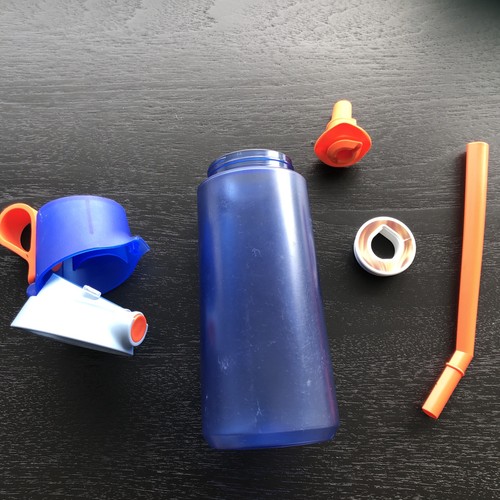 Air water bottle click blue - bottle,